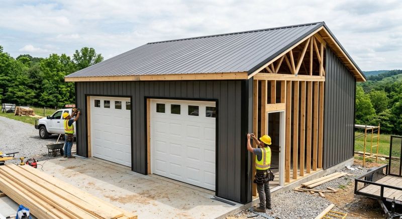 Attached Garage Construction in Summerville, SC