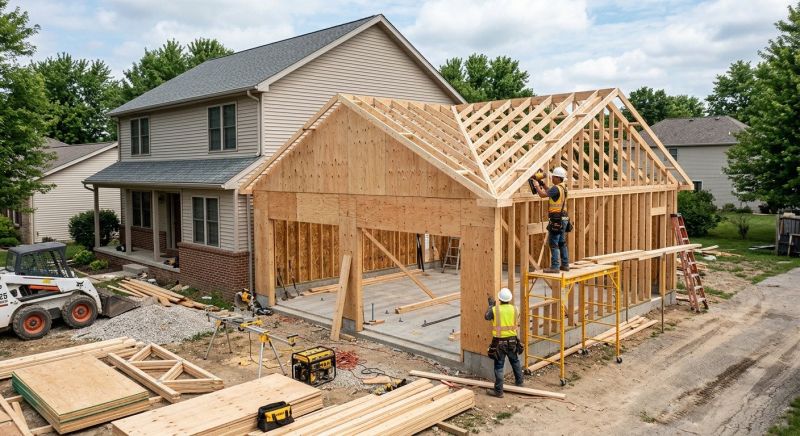 Detached Garage Construction in South Houston, TX