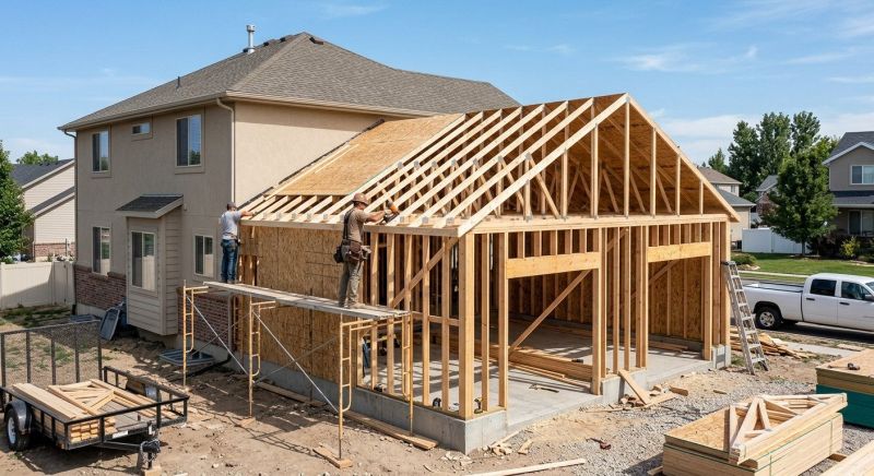 Garage Addition Installation in Katy, TX