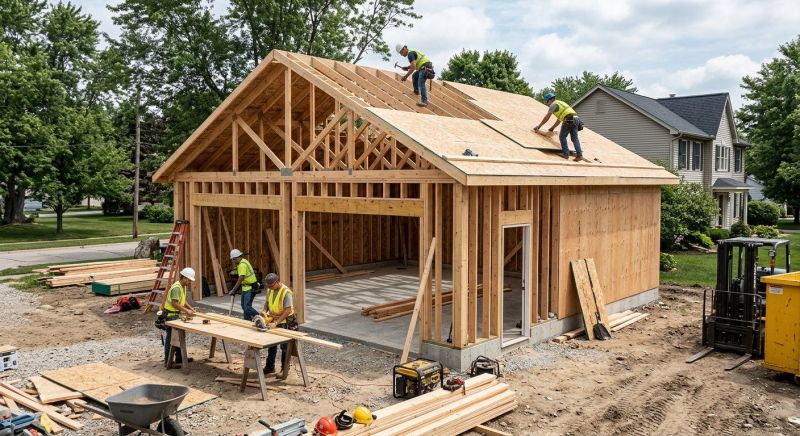 Garage Construction in Katy, TX