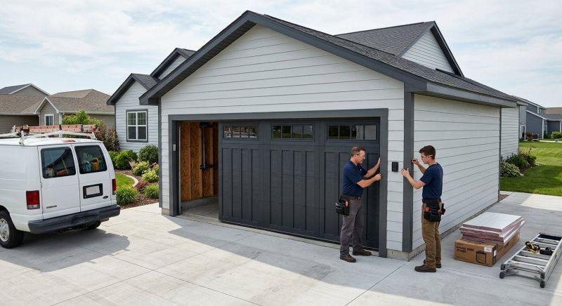 Three Car Garage Installation in Katy, TX