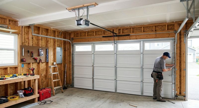 Three Car Garage Installation in Conroe, TX
