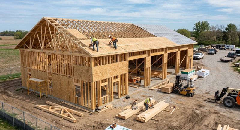 Warehouse Garage Construction in Katy, TX